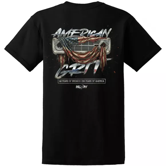 WILD HORSES 4x.4 Black T-shirt | Unisex | American Grit